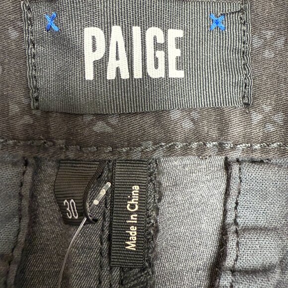 NWT Men's PAIGE Stafford Trouser Printed Slim Fit Pant | Size W30 L32 - Picture 8 of 13